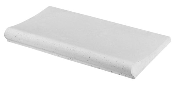 Bordo Poolrandstein, Farbe: Weiß, gerade, maße: 60 x 31,5 cm